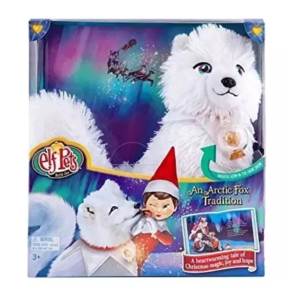 Arctic Fox Plush Toy - White